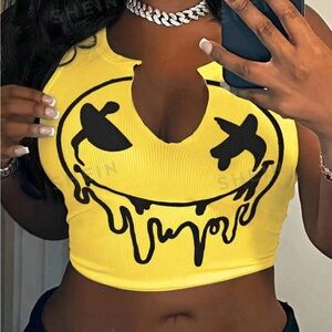 Brand new women’s cropped tank size 4(S)